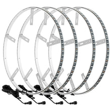 Load image into Gallery viewer, LED Light Wheel Rings White