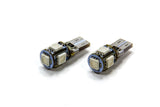 Oracle Lighting T10 5 LED SMD Bulbs Pair Blue