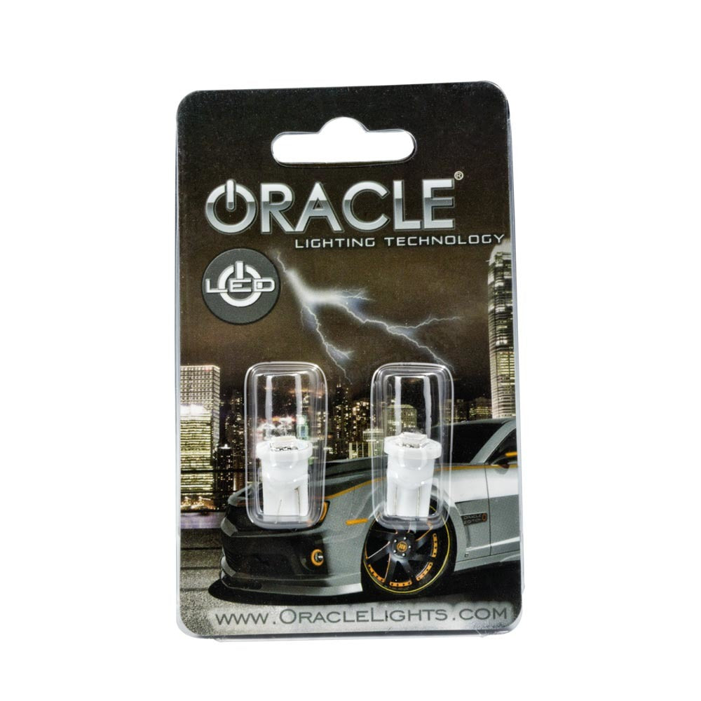 Oracle Lighting T10 1 LED 3-Chip SMD Bulbs Pair Amber