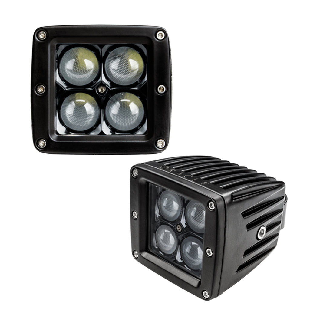 Black Series 7D 3in 20in LED Square Spot Light