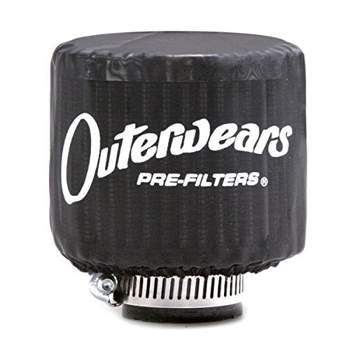 Outerwears Pre-Filter w/Top Black 4.5in Dia x 4in Tall