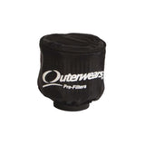 Outerwears Pre-Filter Water Repel Black 3.5in Dia x 6in Ta