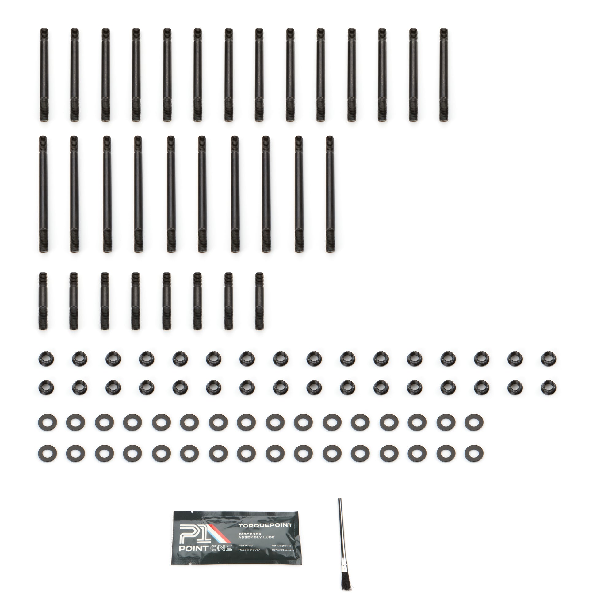 Point One BBC 12Pt Head Stud Kit Use w/Brodix 24-Deg Head
