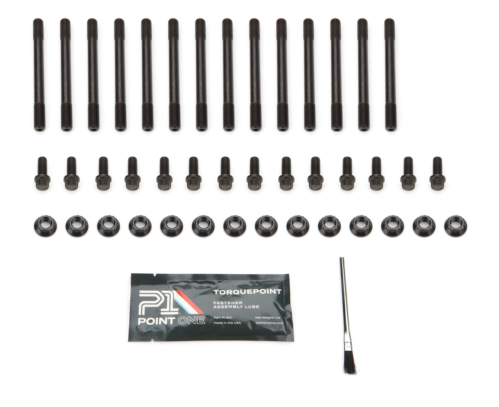 Point One Dodge Cummins Main Stud Kit w/Factory Blk 04-Up