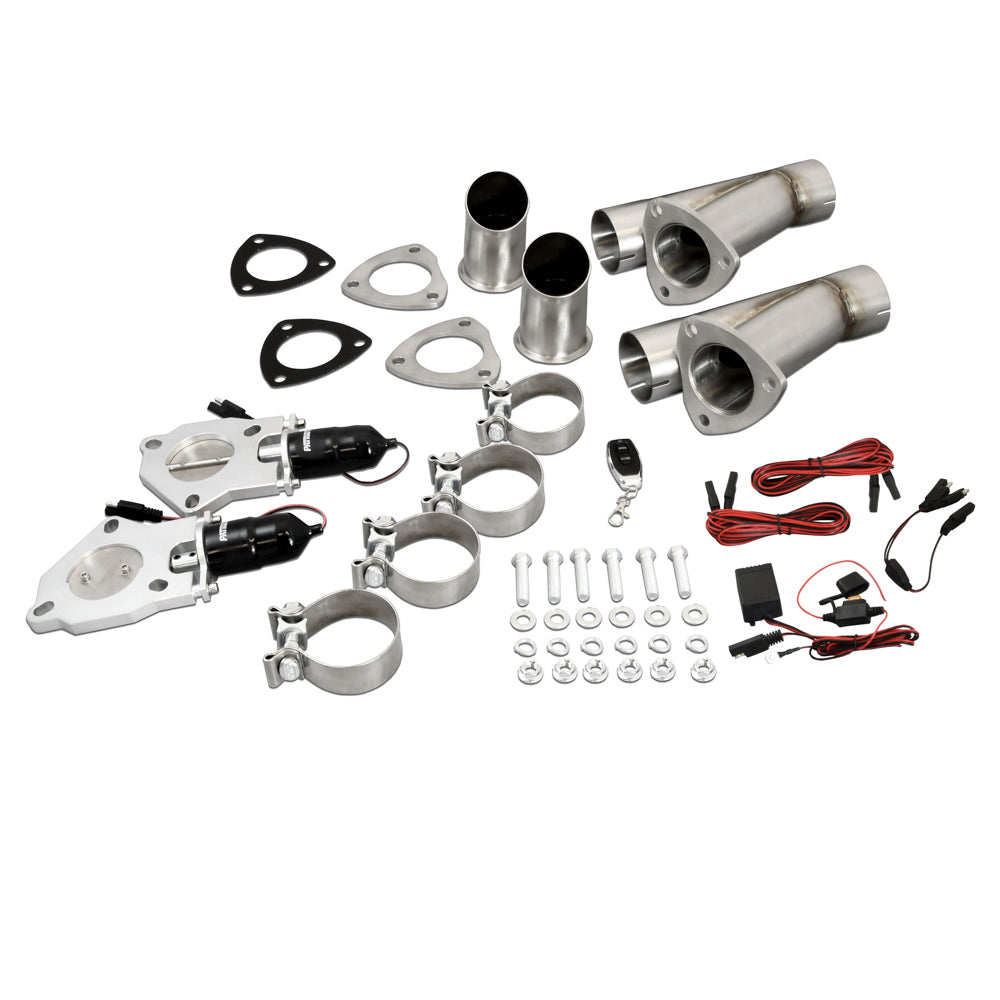 Patriot Exhaust 2.5 Electric Cutout Dual System w/Remote