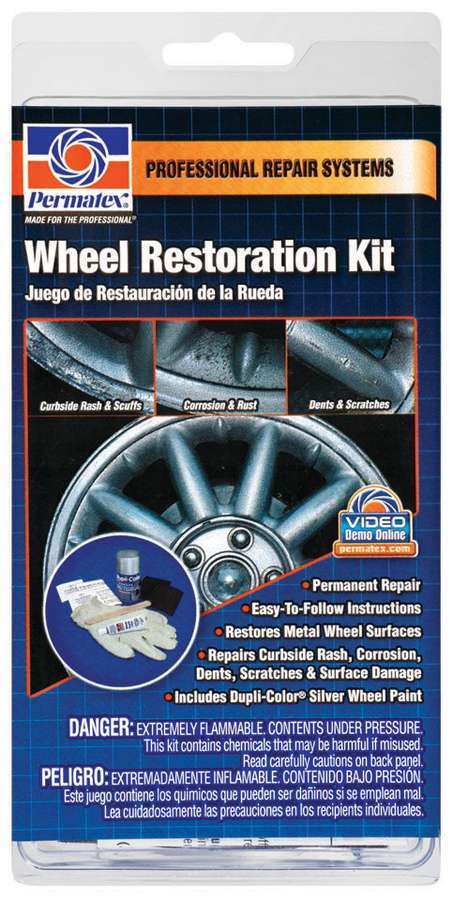 Permatex Wheel Restore Kit Silver