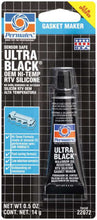 Load image into Gallery viewer, Permatex Permatex Ultra Black Hi- Temp RTV Silicone 0.5oz.