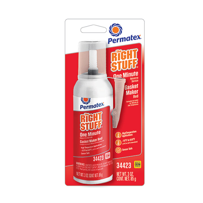 Permatex Right Stuff 1 Minute Red 3oz Can