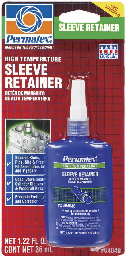 Permatex Green Sleeve Retainer