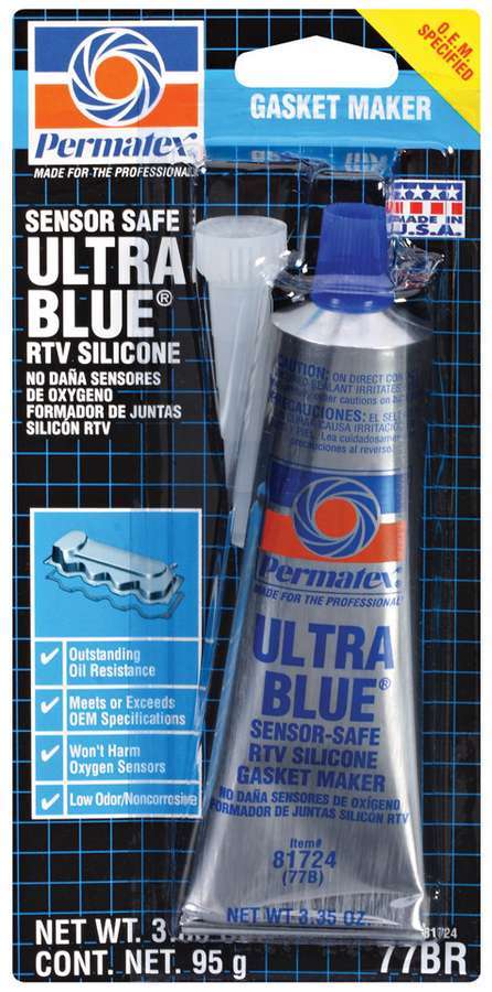 Permatex Ultra Blue Gasket Maker 3oz Carded Tube