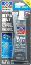 Load image into Gallery viewer, Permatex Ultra Grey Gasket Maker 3.5 oz Carded Tube