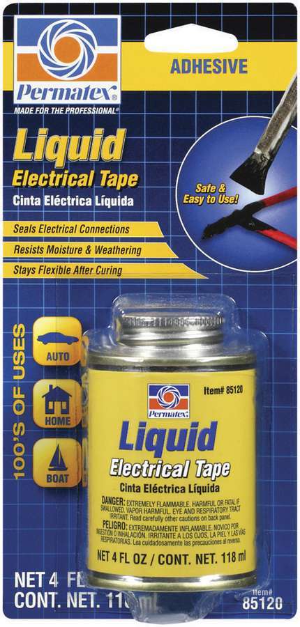 Permatex Liquid Electric Tape 4oz Can w/Brush