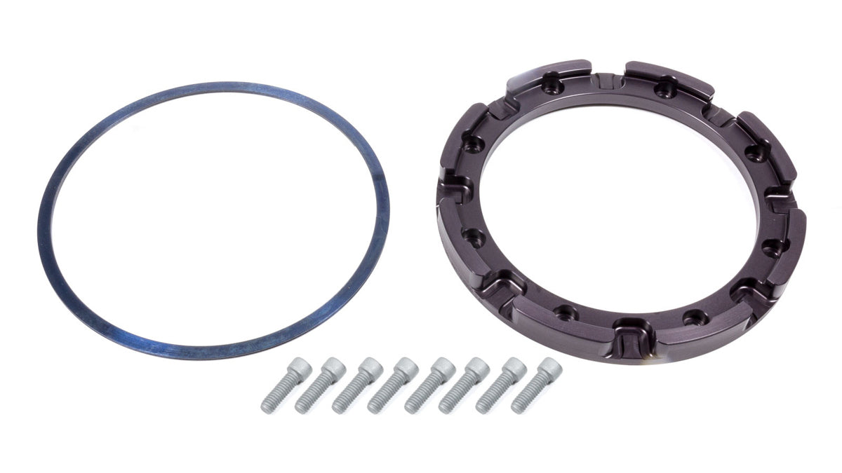 Performance Friction V3 Wide 5 8-Bolt Rotor Plate — Snap Ring, Black Powder Coat