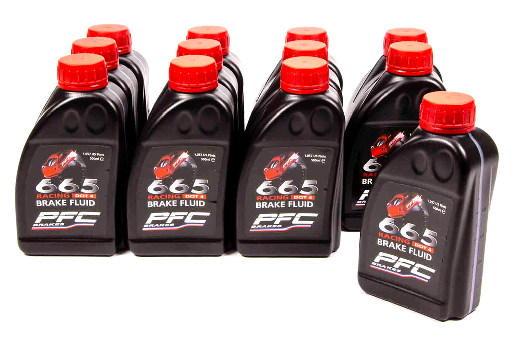 Performance Friction Brake Fluid RH665 500ml Bottle Case