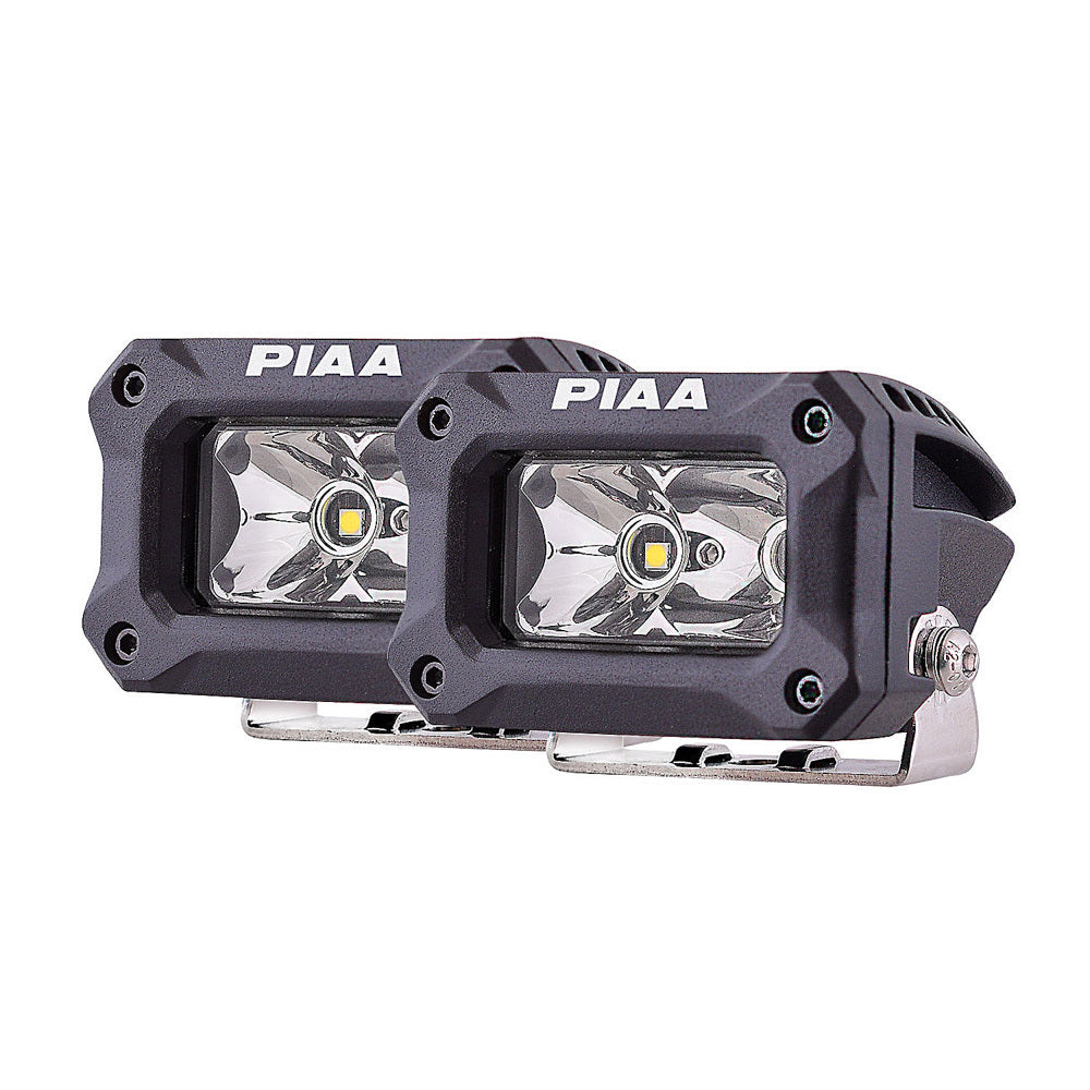 PIAA 2000 Series 2in LED Ligh ts Flood Beam Pattern