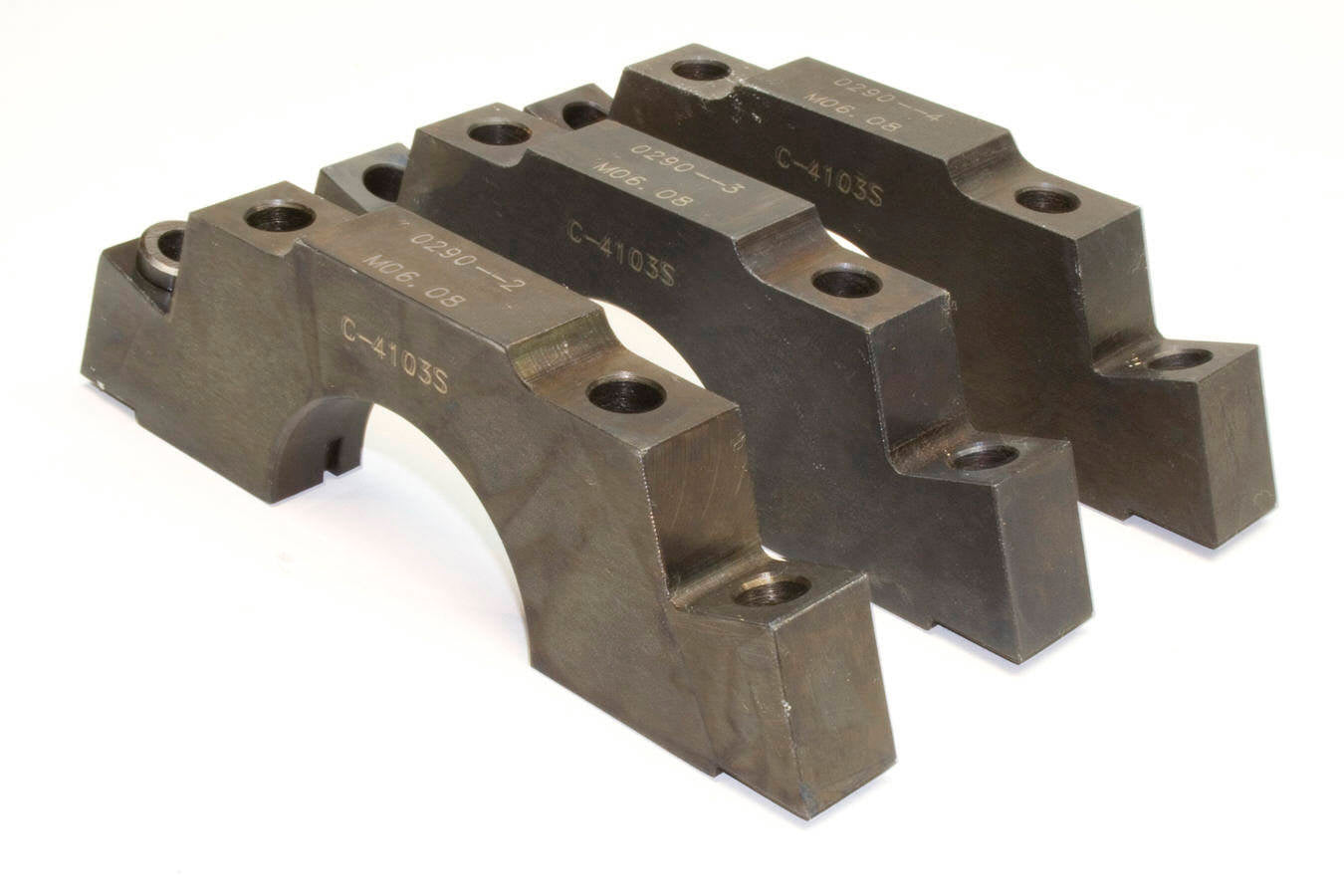 PRW Billet Main Caps 70-80 Chevy 400 Splayed Outer