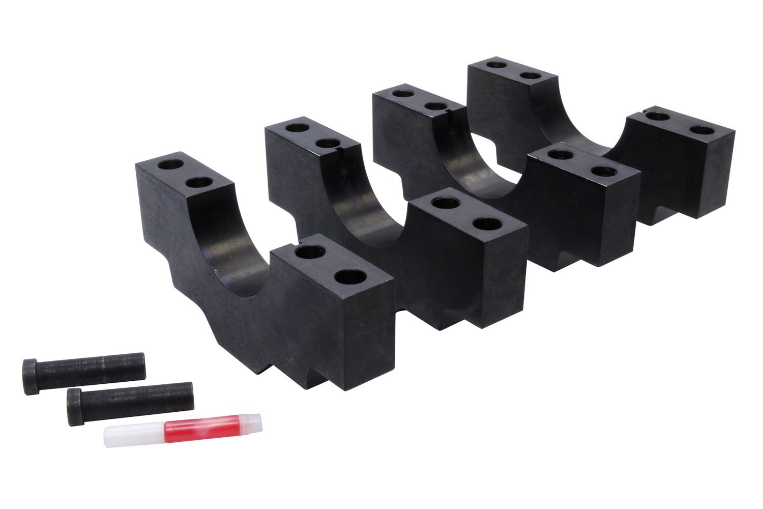PRW Billet Main Caps Straight Outer 4-Bolt Set — Fits Chevy 396-454 Big Block