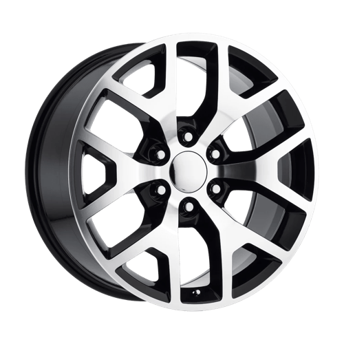 Performance Replicas PR169 Gloss Black Machined Wheel — 20x9 6x5.5