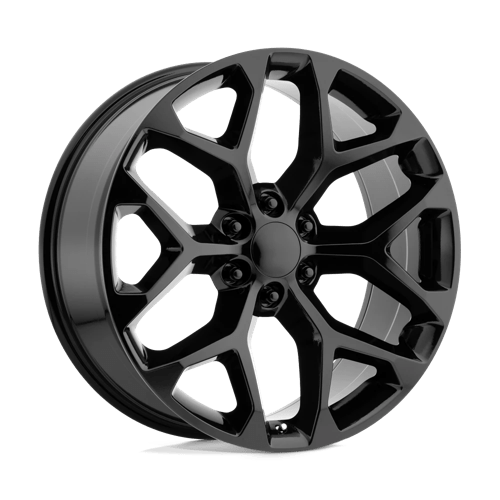 Performance Replicas PR176 30x10 6x5.5 Gloss Black Wheel — Fits 6-Lug Trucks & SUVs