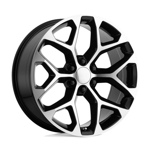 Performance Replicas PR176 Gloss Black Machined Wheel — 26x10 6x5.5 Bolt Pattern