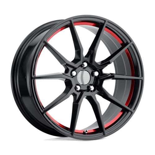 PR193 17X9 5X4.5 G-BLK RED MACH 24MM
