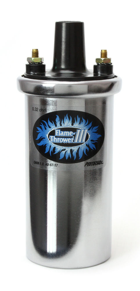 Pertronix Flame-Thrower III Coil - Chrome - Oil Filled