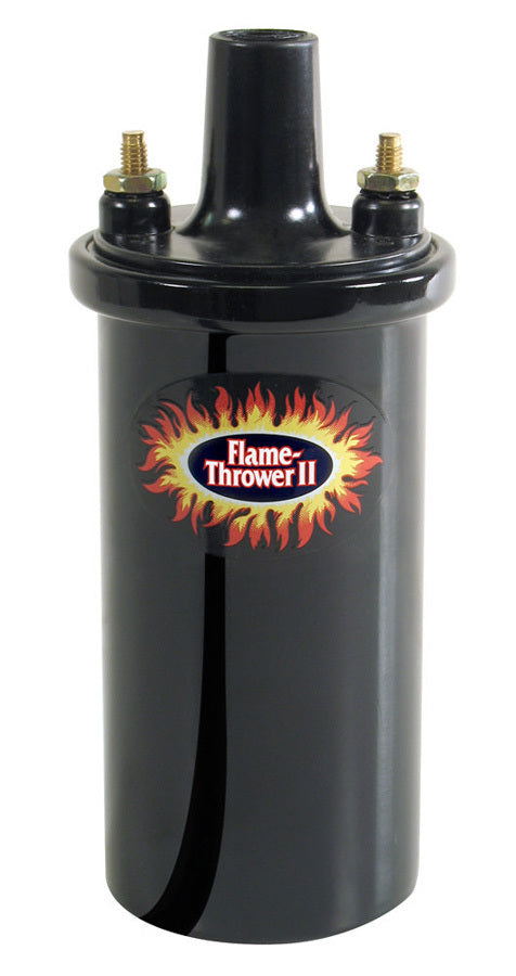 Pertronix Flame-Thrower II Coil - Black- Oil Filled