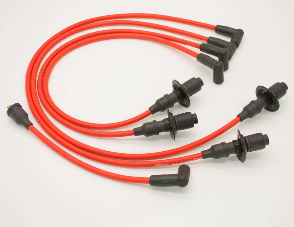 Pertronix 8mm Spark Plug Wire Set VW w/Male Tower Cap Red