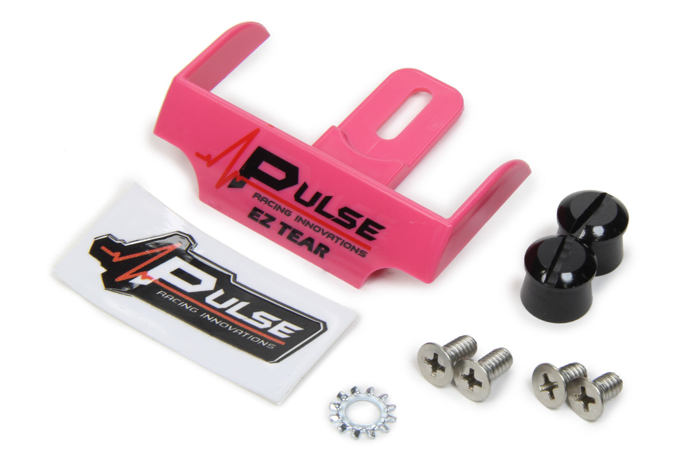 Pulse Racing Innovations EZ Tear Pink w/ Black Tear Off Post