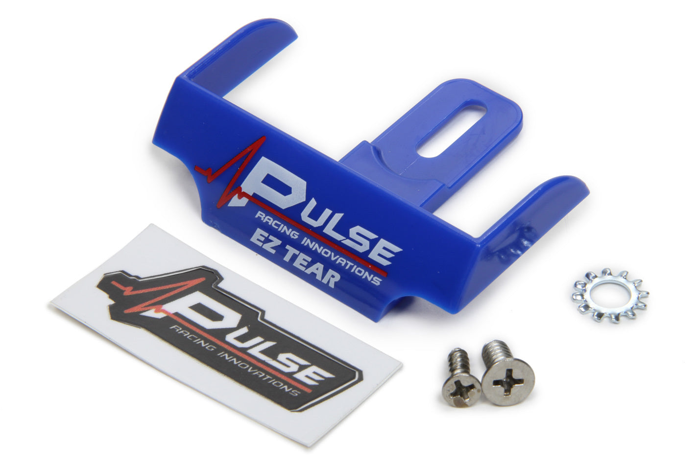Pulse Racing Innovations EZ Tear Shield Mounted Blue
