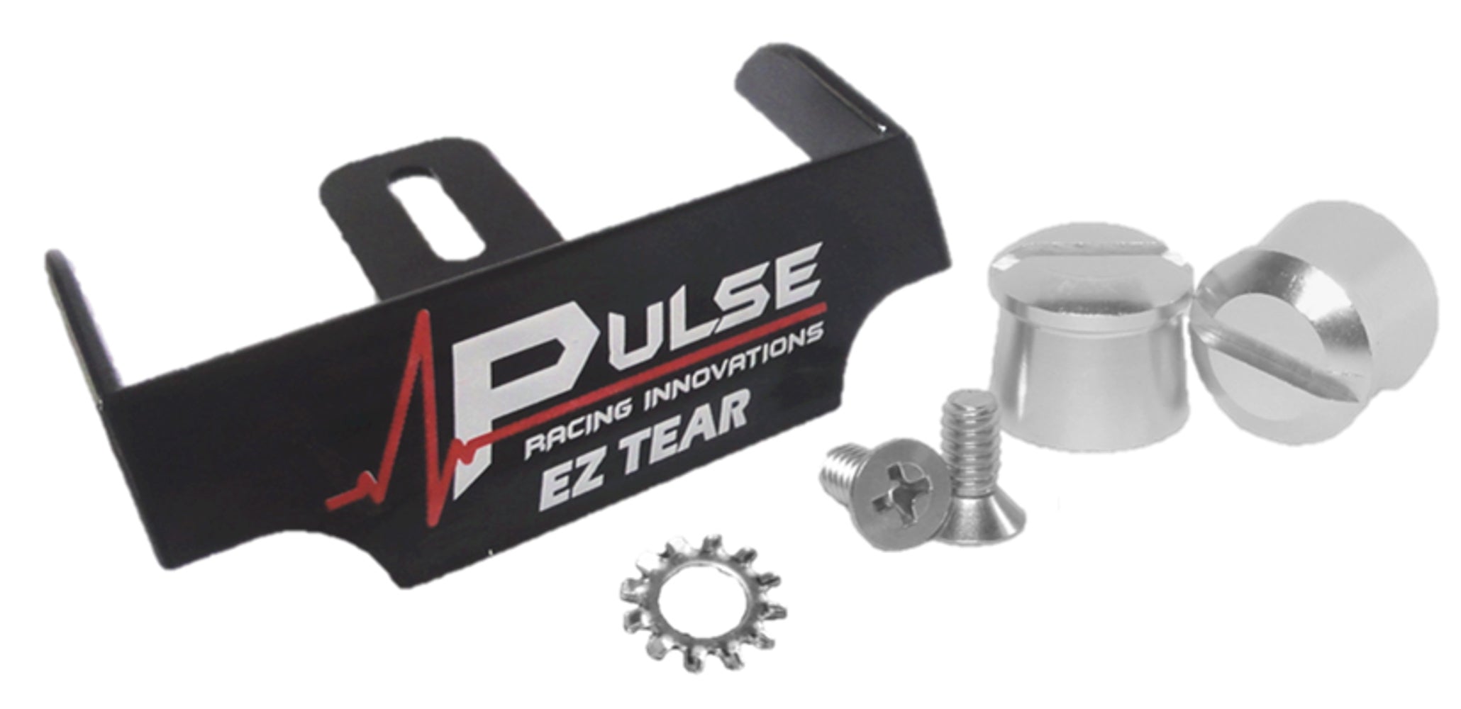 Pulse Racing Innovations EZ Tear Black w/ Silver Tear Off Post
