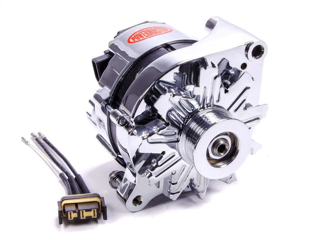 Power Master Chrome Ford 2G 85amp Alternator