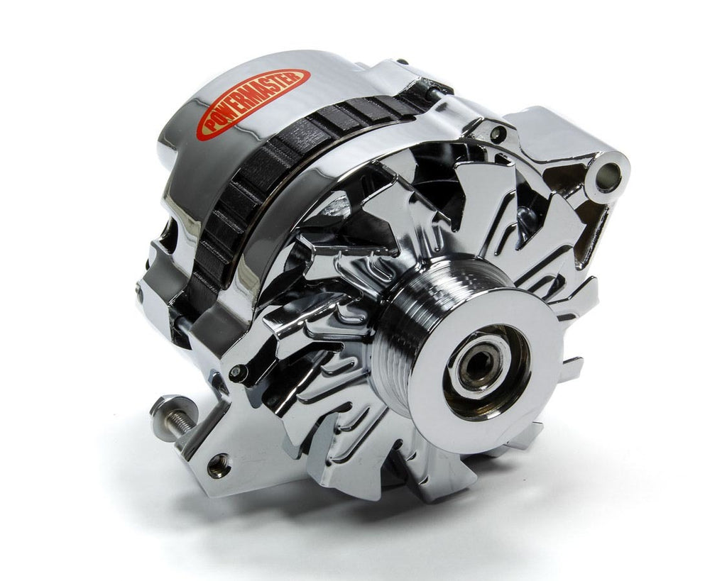 Power Master GM TPI Chrome Alternator 105 Amp