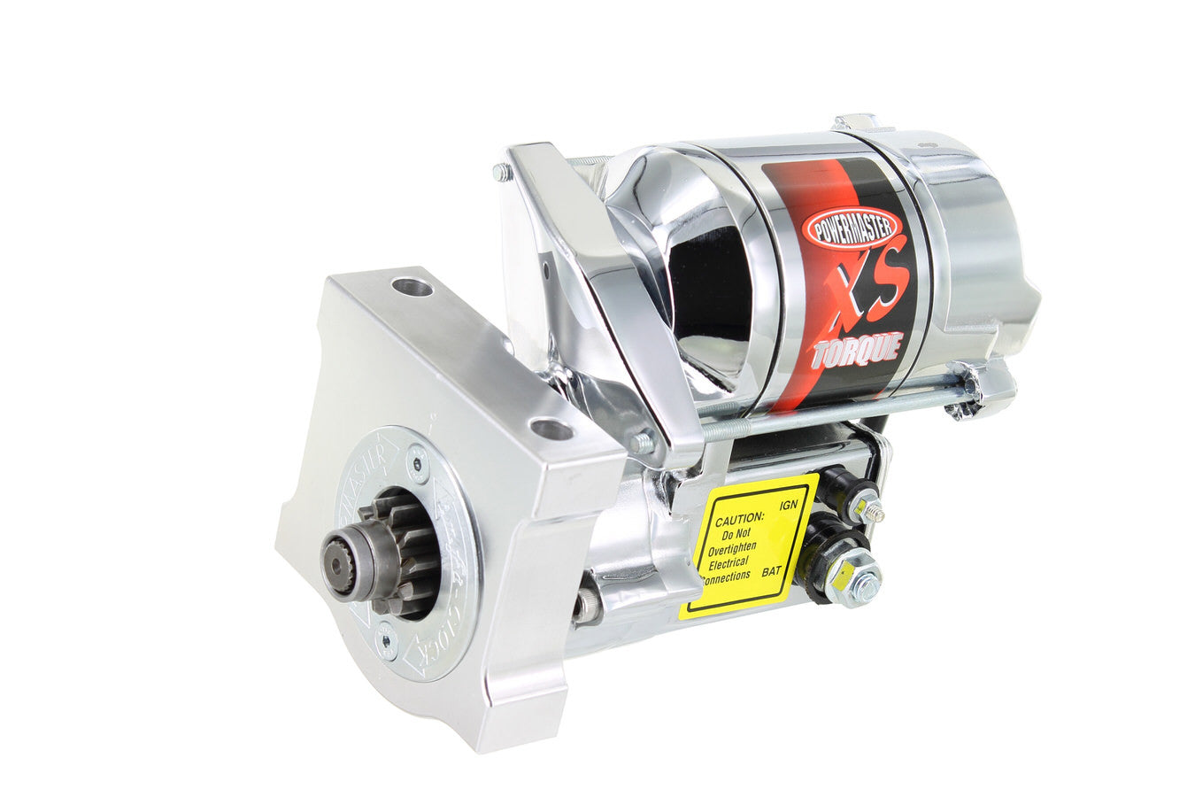 Power Master XS Torque Starter GM LS Chrome Finish