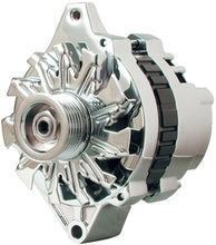 Load image into Gallery viewer, Power Master Chrome 140 Amp Small Delco Alternator