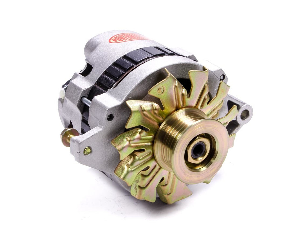 Power Master 140 Amp XS Small GM Alternator Natural Finis