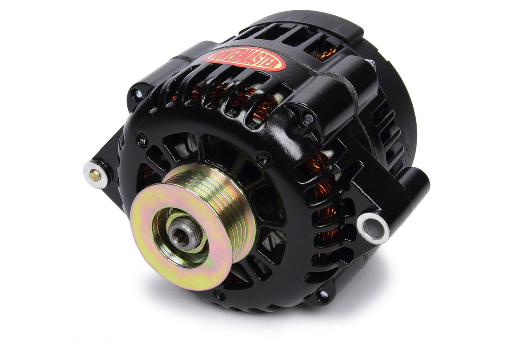 Power Master 165amp Alternator GM AD 230 Style w/Black Finish