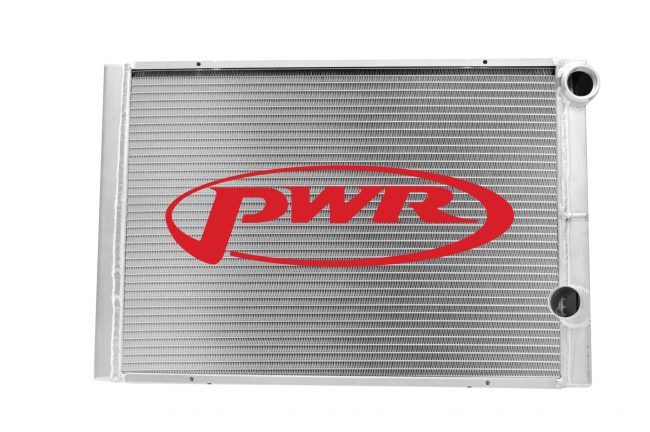 PWR Advanced Cooling Radiator Asphalt Mod Double Pass Closed 26x19