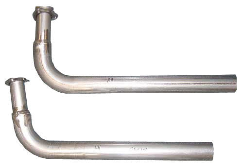 Pypes Performance exhaust Corvette C3 SBC Ram Horn Downpipes 2.5in