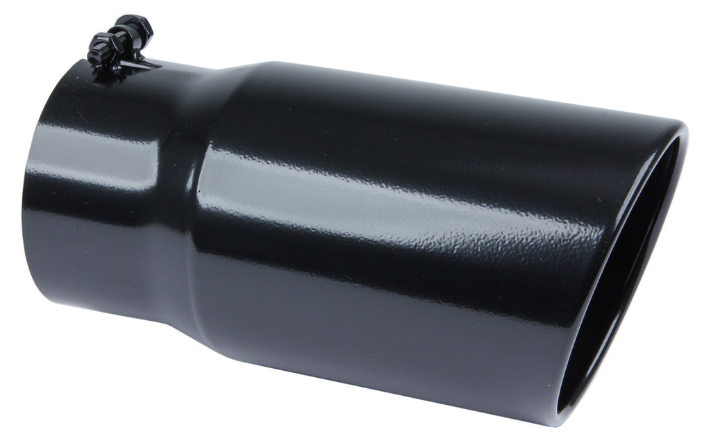 Pypes Performance exhaust Exhaust Tip 5in x 6in 12in L Black Weld-on