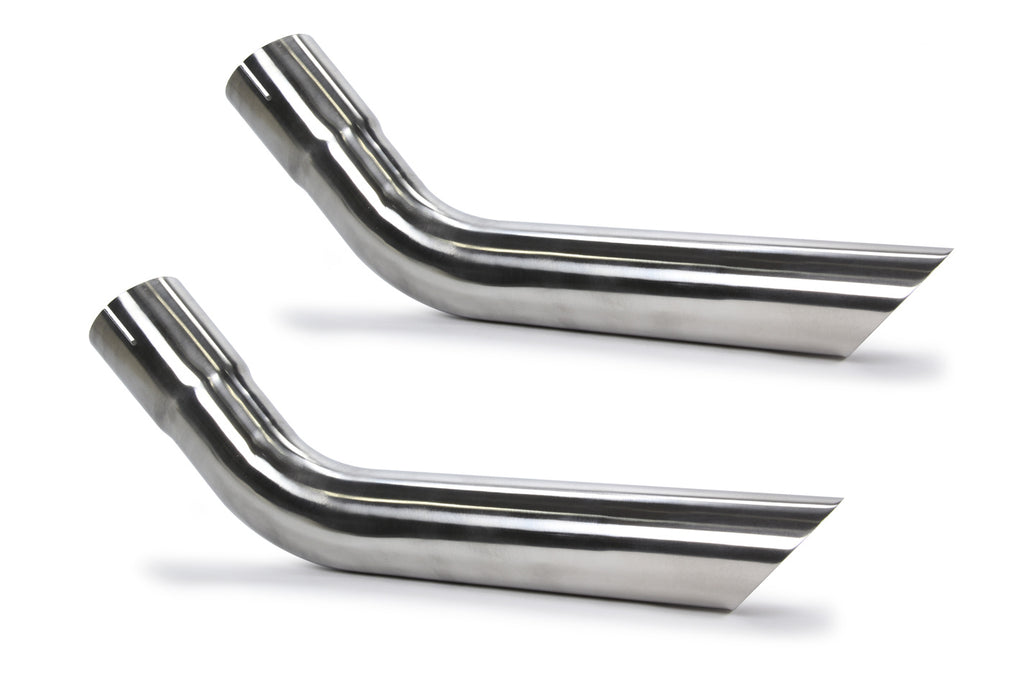 Pypes Performance exhaust Exhaust Tips Slip Fit 2.5in Pair (Long)