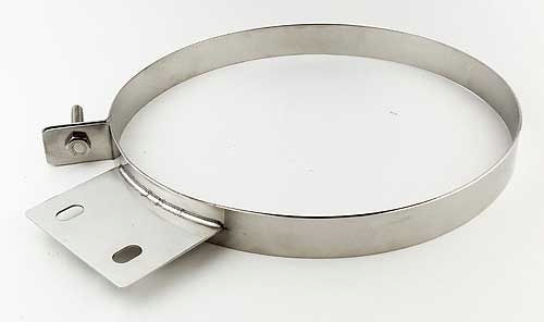 Pypes Performance exhaust Stack Clamp 8in Stainless