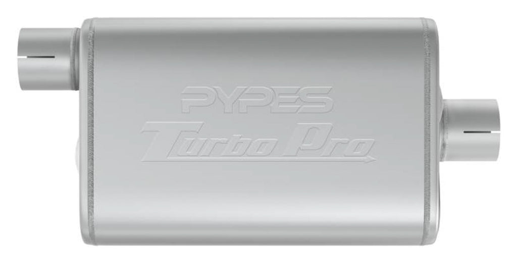 Pypes Performance exhaust Turbo Pro Muffler 2.5in Offset In/Center Outlet