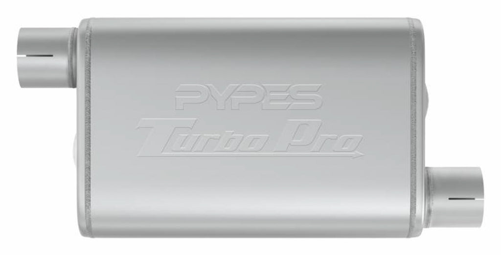 Pypes Performance exhaust Turbo Pro Muffler 3.0in Offset In/Out