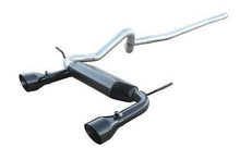 Cargar imagen en el visor de la galería, 07-17 Jeep JK 4DR Dual Cat Back Exhaust KIt Blk