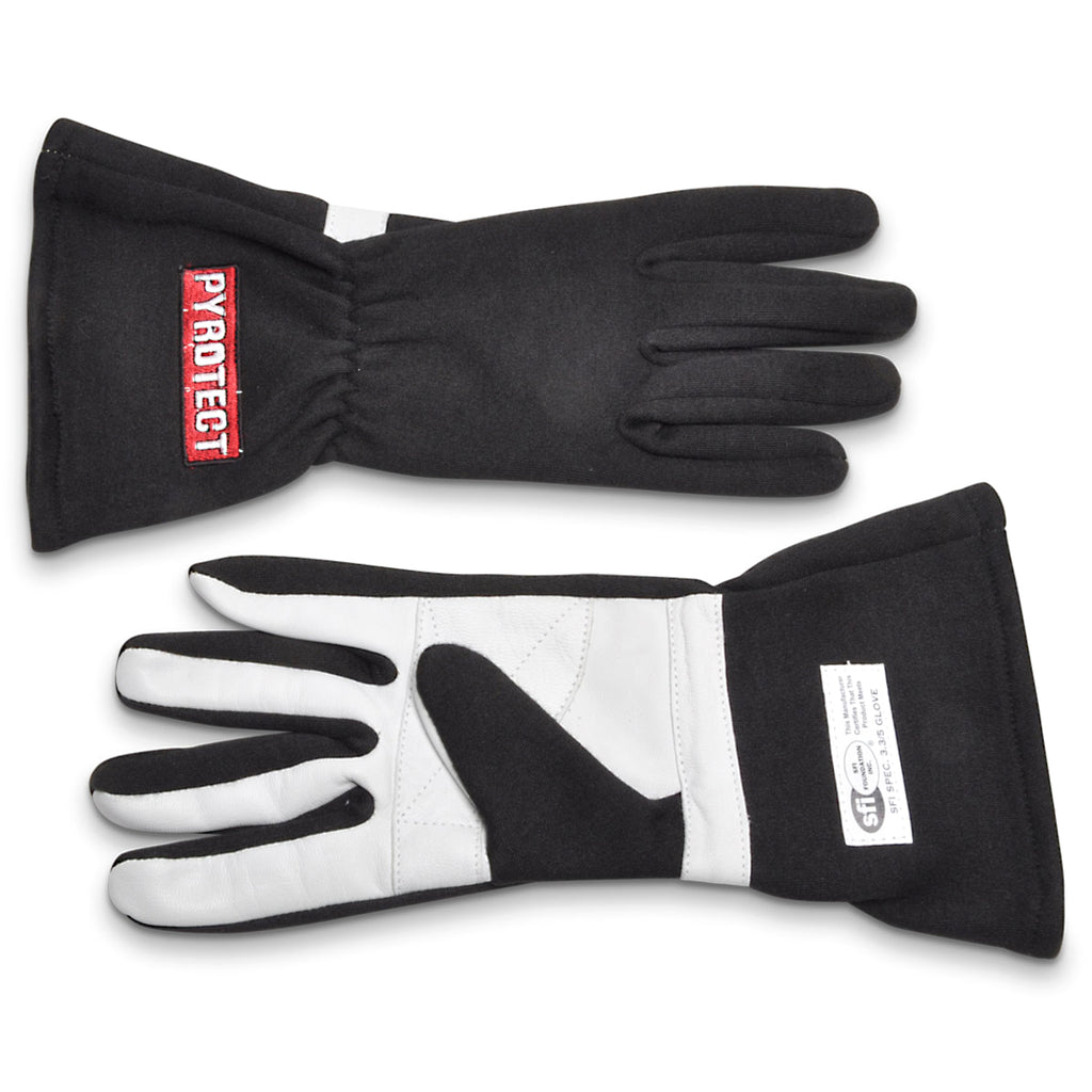 Pyrotect Glove Sport 1 Layer Blk Medium SFI-1