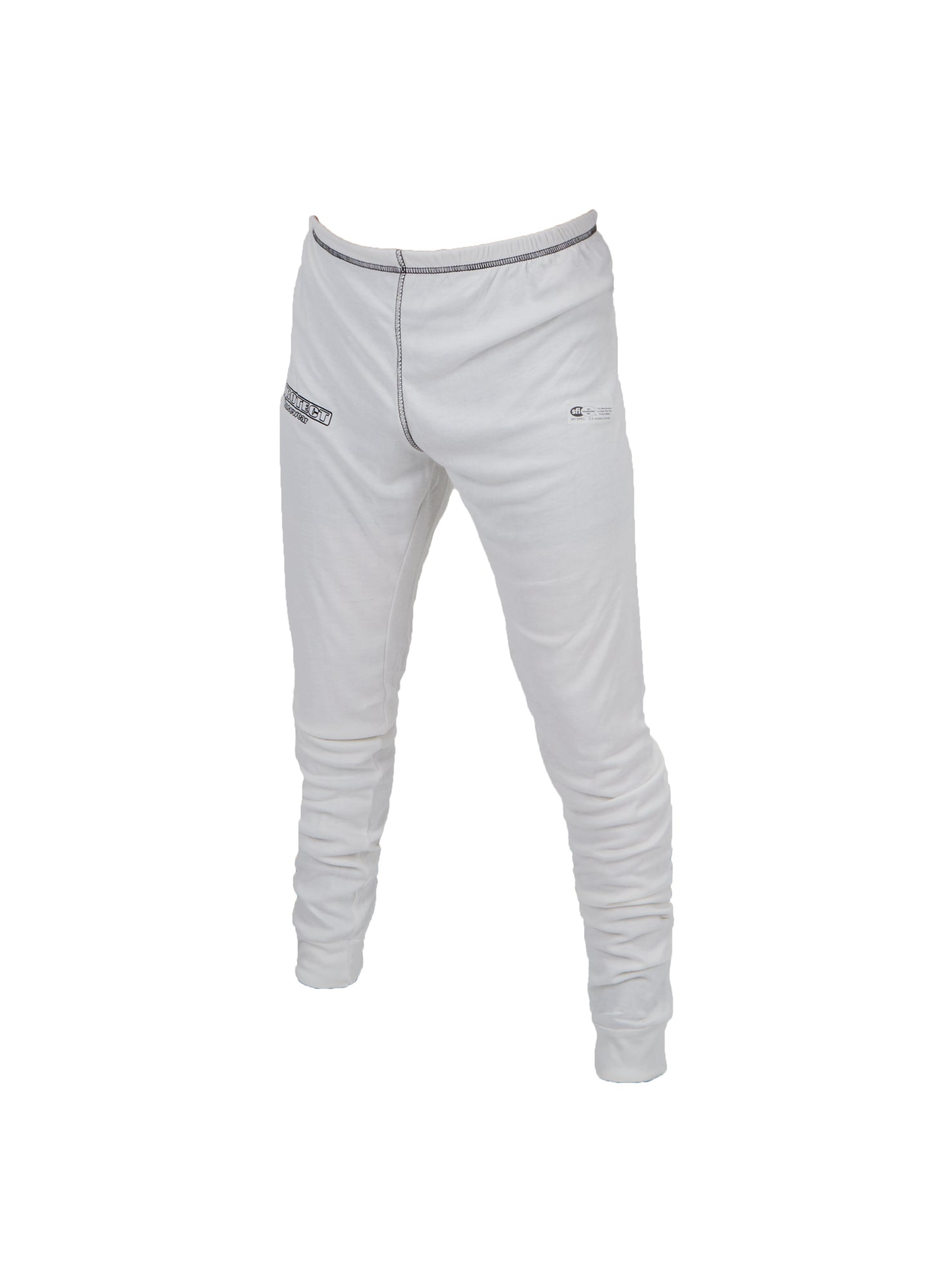 Pyrotect SFI 3.3/1 Nomex Underwear Bottom White Medium — Fire Retardant Safety