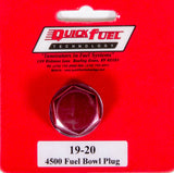 Quick Fuel Technology Fuel Inlet Plug - Red 7/8-20