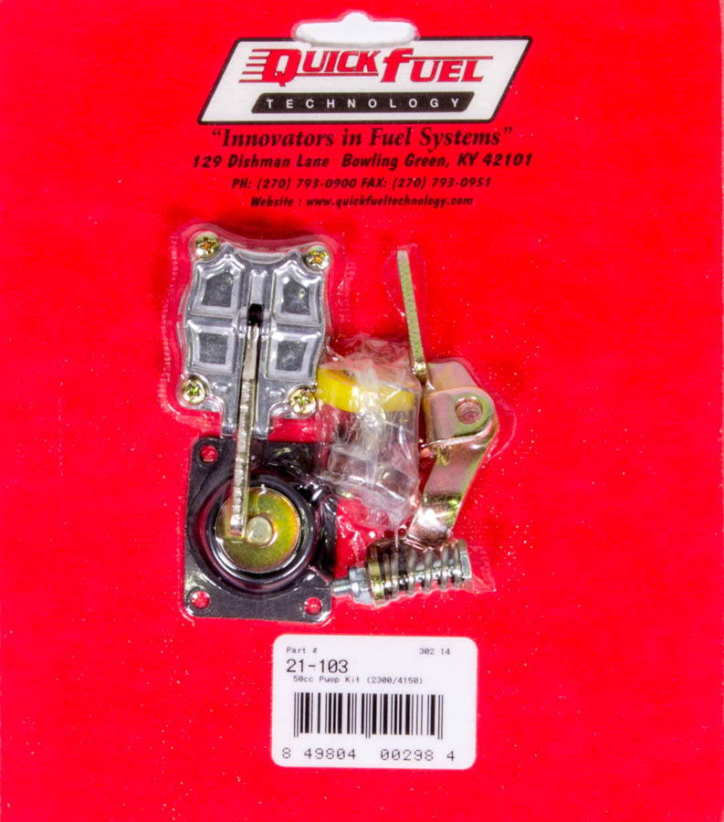 Quick Fuel Technology Accelerator Pump Kit - 50cc (2300-4150 styles)