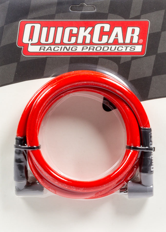 Quickcar Racing Coil Wire - Red 60in HEI/Socket